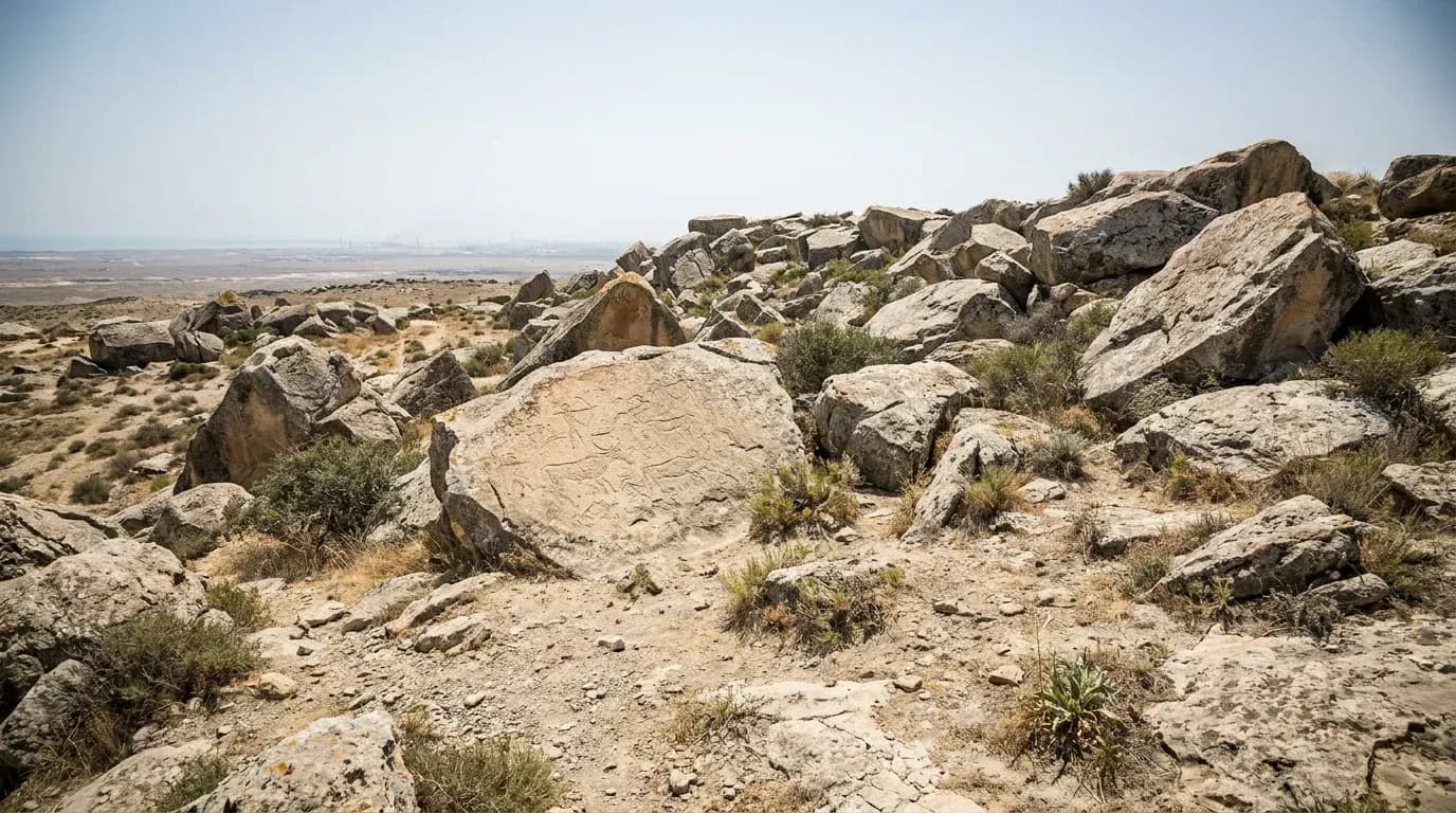Gobustan landscape